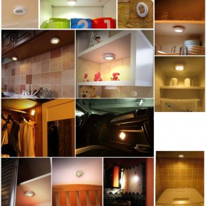 6x LAMPE LED LUMIÈRE SANS FIL SUR BATTERIE TÉLÉCOMMANDE LL1100