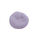 Pouf gonflable coloré - violet - fauteuil floqué intex
