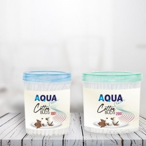 Coton-tige 100/200/300 Boîte rond destockage et régulier