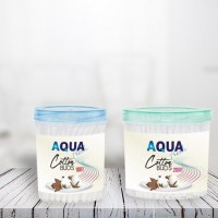 Coton-tige 100/200/300 Boîte rond destockage et régulier