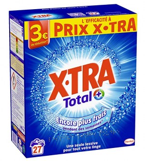 LESSIVE XTRA TOTAL 1kg 644 / 27 mes