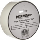 DESTOCKAGE EXCLUSIF  Fixman Adhésif toilé ultra robuste Blanc 50 mm x 50 m