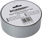 DESTOCKAGE EXCLUSIF Fixman Adhésif toilé ultra robuste Noir - Gris 50 mm x 50 m