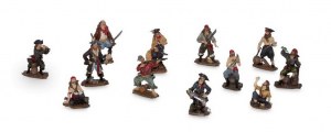 Lot de 12 Pirates
