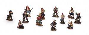 Lot de 12 Pirates