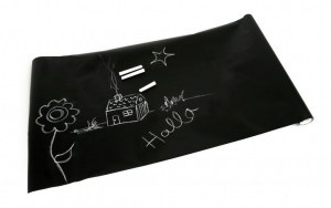 Tableau Adhésif (Vendu en Rouleau) avec 3 Craies