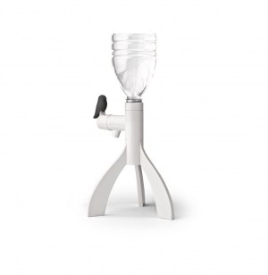 Fontaine à boisson - oiseau noir - qualy - accessoire de table