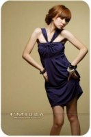 Vente en gros: Top en lin décolleté orné