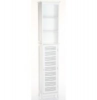 Colonne de salle de bain - blanc - meuble de rangement