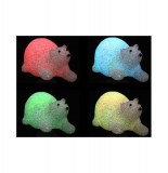 Décoration lumineuse en forme d'ours - allongé - décoration lumineu