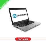 Lot PC Portables HP EliteBook 840 G2 Core i5 128 Go SSD 4 Go RAM Déclassé