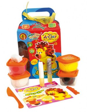 A- Clay "Lion" (Argile + Peinture + Surprise)