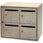 Boite aux lettres collective intÃ©rieure Bois