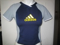 Adidas Evol.Work.Tee Bleu / Gris