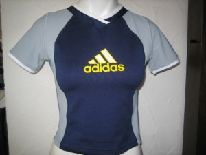 Adidas Evol.Work.Tee Bleu / Gris