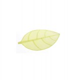 Set de table en forme de feuille - vert - 50 x 33 cm