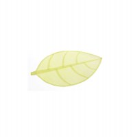 Set de table en forme de feuille - vert - 50 x 33 cm