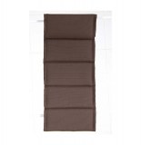 Coussin de fauteuil - chocolat - l 110 cm