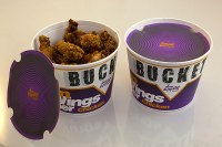 BUCKET 85OZ+COUVERCLES VIOLET - 251cl - Réf.8704031