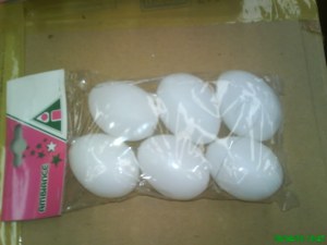 Oeufs blanc a peindre ou a decoré