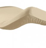 Drap housse 160 x 200 cm - 100% coton 57 fils - sable - linge de lit