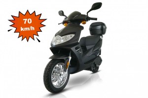 Scooter électrique 125 cc e-Stock MAX professionnel 70 km/h 70 km d'Autonomie