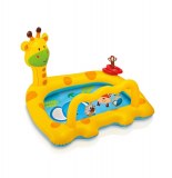 Pataugeoire girafe - piscinette gonflable - intex