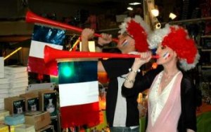 Vuvuzela avec Drapeau France