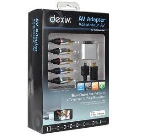 Câble Audio/Vidéo pour iPhone/iPod/iPad