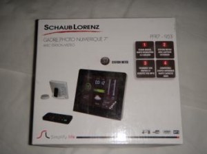 Cadre photo numérique 7" avec station météo