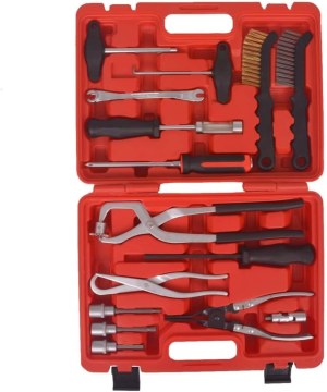 KIT D'OUTILS POUR L'ENTRETIEN ET L'ASSEMBLAGE DES FREINS 15 PCS KM-1561
