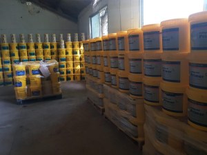 Peinture allemande hydro dc blanche de 20 kg ( AU PRIX IMBATTABLE DE 25 EUROS LE POT )