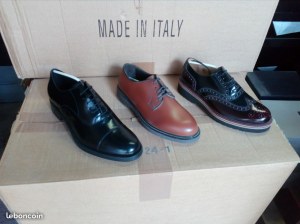 DÉSTOCKAGE chaussures cuir made in ITALY