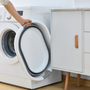 BOL EN SILICONE POUR LAVERIE PANIER PLIANT LB-01