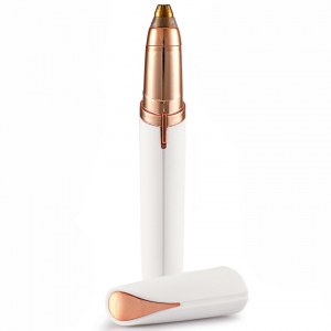 TONDEUSE DEPILATEUR VISAGE POUR SOURCILS RASAGE FEMME BLANC S03