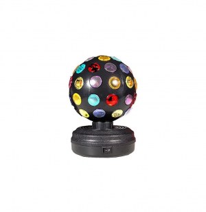Lampe d'ambiance disco - boule tournante pour soirées en lumière