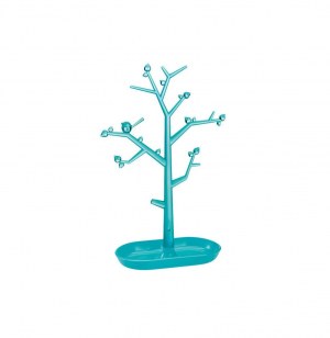 Arbre à bijoux pi:p l - koziol - bleu turquoise