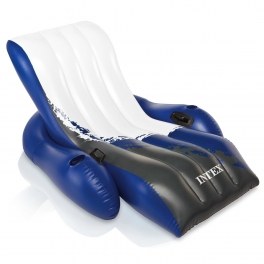 Chaise longue gonflable de piscine - transat flottant - intex