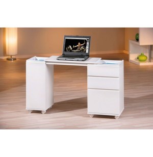 Bureau depliable - laptop office - blanc