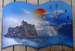 Pendule en bois decoratives