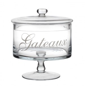 Bonbonnière en verre - bocal à gateaux - cuisine