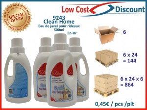 Eau de javel pour rideaux