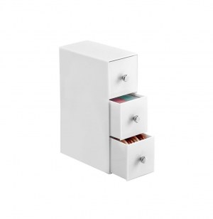 Boite de rangement - 3 tirroirs - blanc