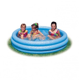 Pataugeoire gonflable simple - intex - bleu