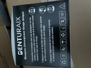 MASQUE CHIRURGICALE NOIR C.E TYPE 2R