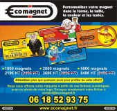 Ecomagnet magnet publicitaire