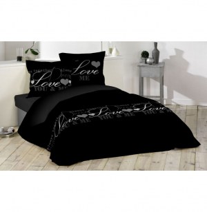 Parure de couette - 3 pièces - 240 x 220 cm - imprimé love dreams 42