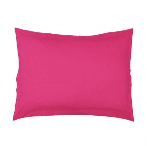 Taie d'oreiller 50 x 70 cm - rose - 100% coton