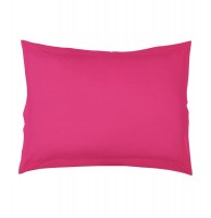 Taie d'oreiller 50 x 70 cm - rose - 100% coton