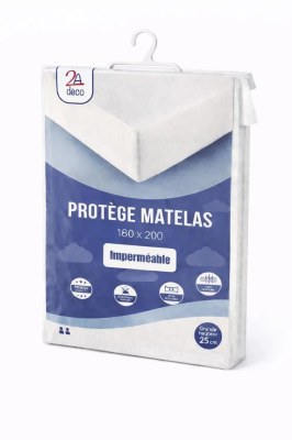 Protège-matelas Protege Matelas 160 x 200 cm – Déstockage – Vente en gros